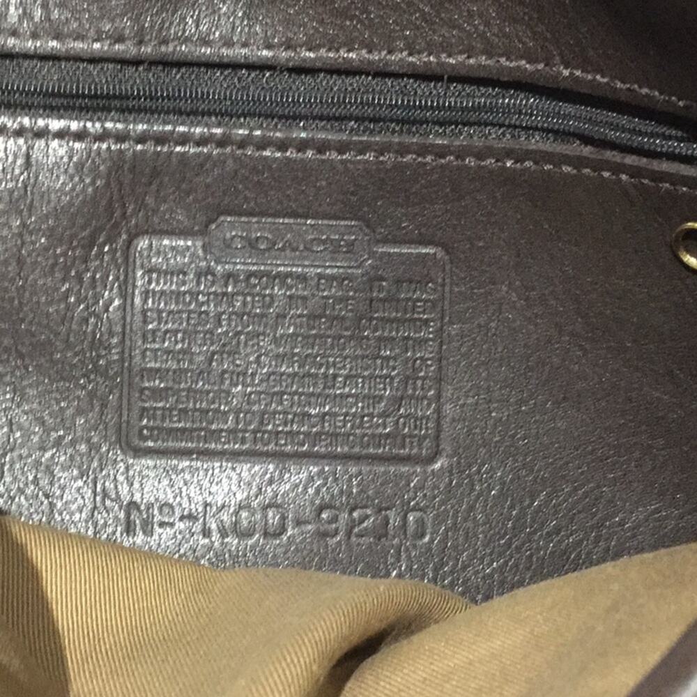 Coach vintage shoulder bag brown euc - Picture 6 of 12